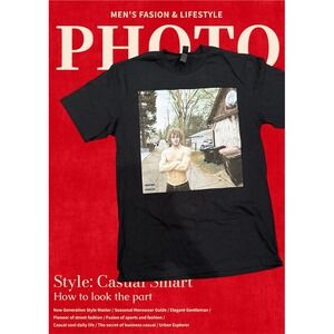 Jack Harlow Graphic T-shirt Men Large Black Short‎ Sleeve Music